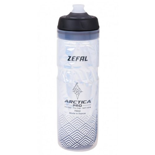 Bidon rowerowy Zefal Arctica 750 ml srebrno-czarny