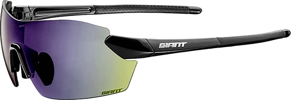 Okulary rowerowe GIANT APUS METALLIC czarne – sportowe okulary rowerowe
