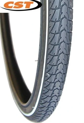 Opona rowerowa CST 26×1,75 C-1446 Control Viva Eco biały-pasek