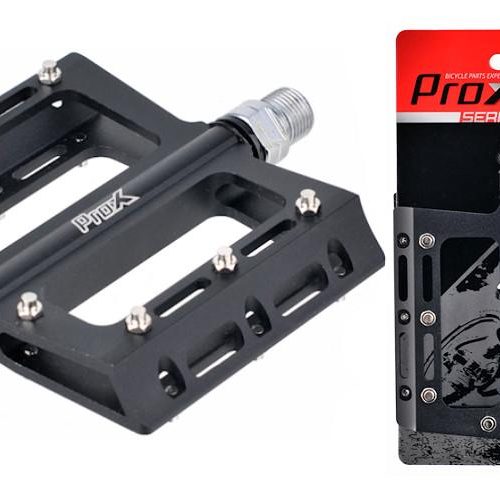 Pedały rowerowe PROX STIG Alu platformowe czarne