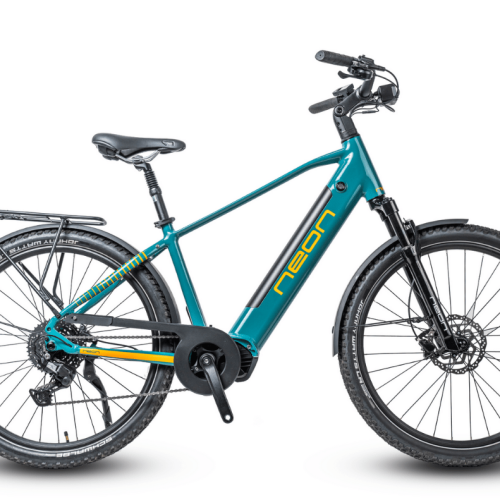 Rower elektryczny NEON SUMMIT CM 1.0 Man zielony M