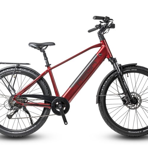 Rower elektryczny NEON SUMMIT RHM 1.0 Man czerwony M