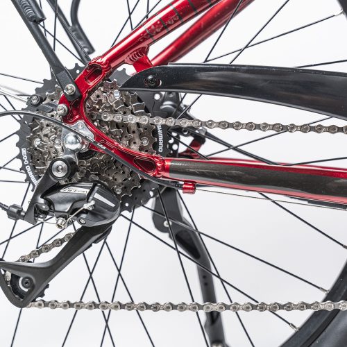 Rower elektryczny NEON SUMMIT RHM 1.0 Man czerwony M