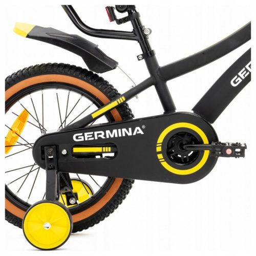 Rower dziecięcy GERMINA 16 BMX czarno-żółty