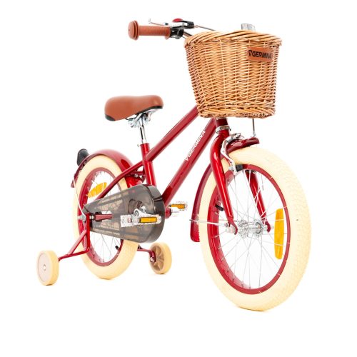 Rower dziecięcy GERMINA 16 VINTAGE czerwony