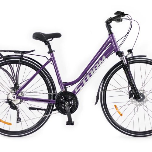 Rower trekkingowy STORM MARATHON 10.0 Lady fioletowy M