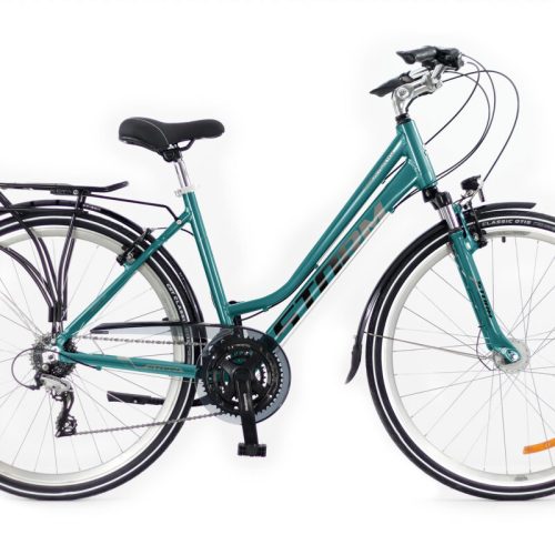 Rower trekkingowy STORM MARATHON 4.0 Lady zielony L