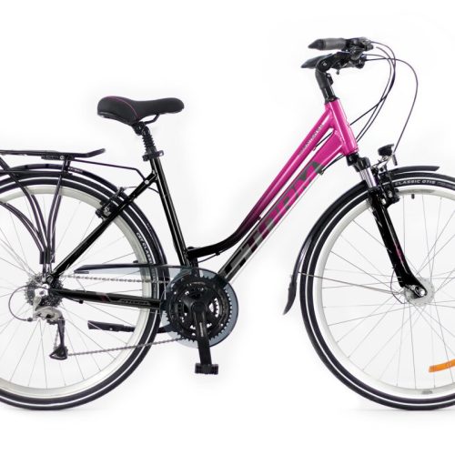 Rower trekkingowy STORM MARATHON 6.0 Lady różowy L